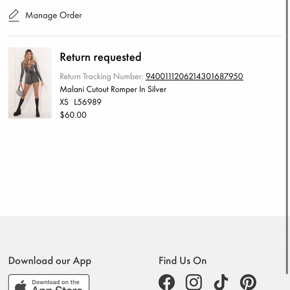 Milani cut out romper - Picture 2 of 2